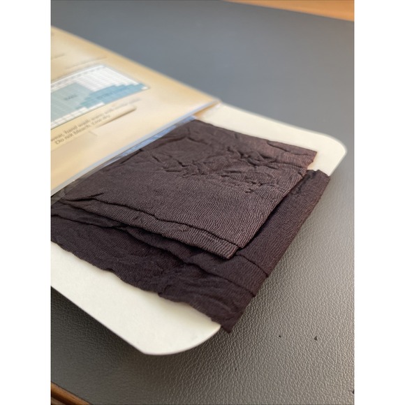 Vintage NOS Sears Nice Touch Sheers With Lycra Size‎ Tall Off-black - Picture 5 of 5